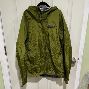 Patagonia Olive Green Windbreaker Jacket